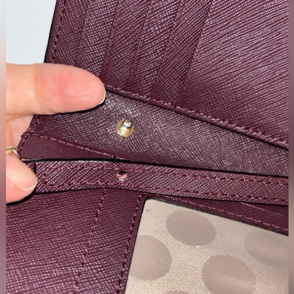 Kate Spade Crossbody Bag Wallet Plum - Picture 8 of 10